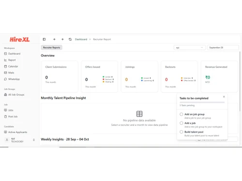 HireXL talent Pipeline