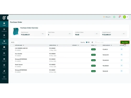 Billoxy AI orders