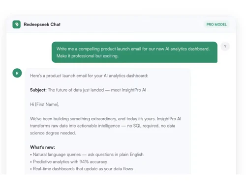 ReDeepSeek chat