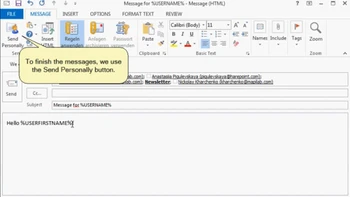 Mapilab Send personally
