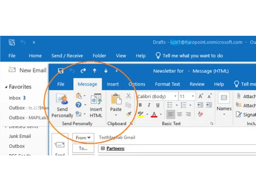 mapiLab send personally-message