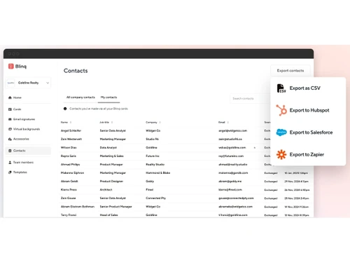 Blinq-contacts