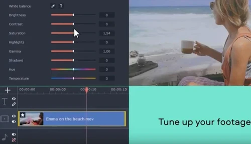 movavi video editor tune