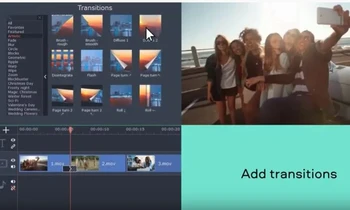 movavi video editor transition