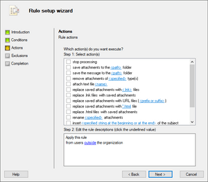 Attachment Save for Exchange
