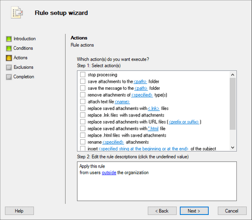 Attachment Save for Exchange