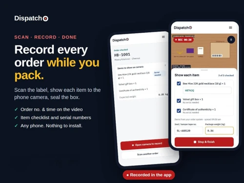 DispatchO record