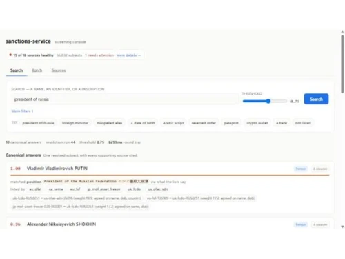 Factget search