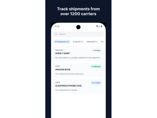 Ordertracker shipment