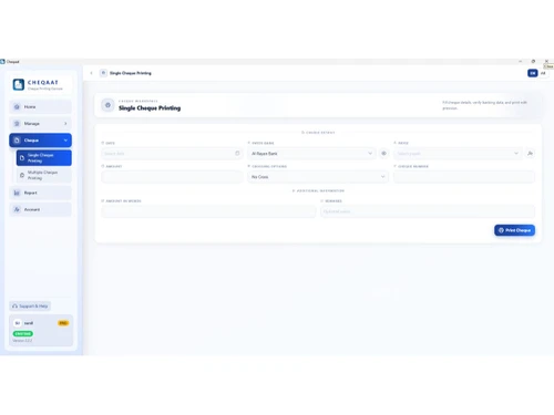 Cheqaat dashboard