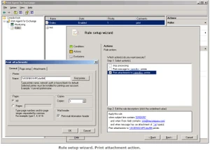 Print Agent for exchange