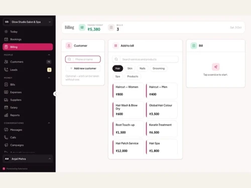 Salonwise customer