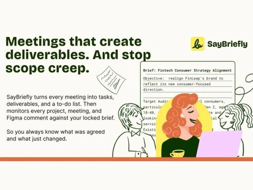 SayBriefly dashboard