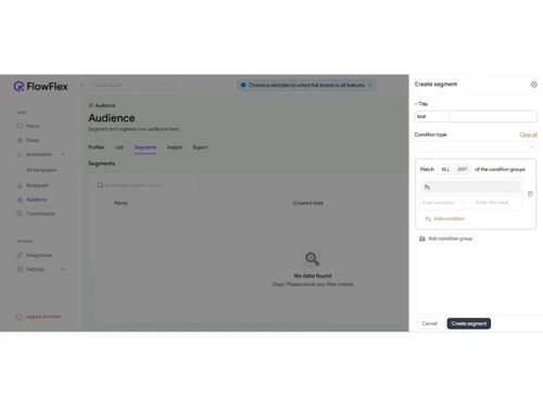 FlowFlex AI segment