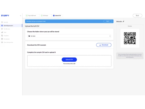 QRFY-bulk generation