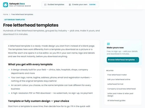 Sahayak Docs features