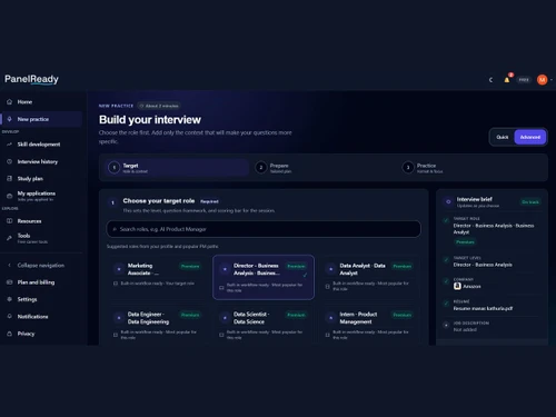 PanelReady dashboard