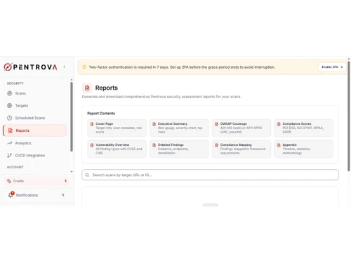 Pentrova reports