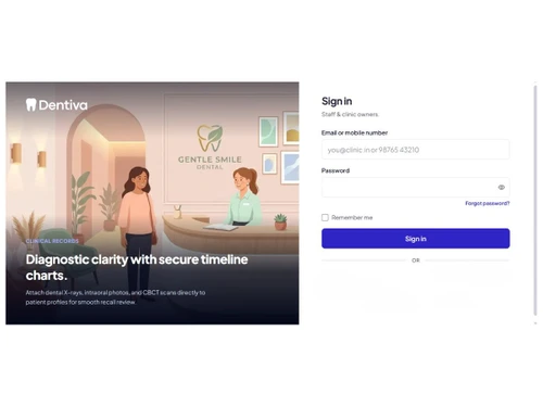 Dentiva login