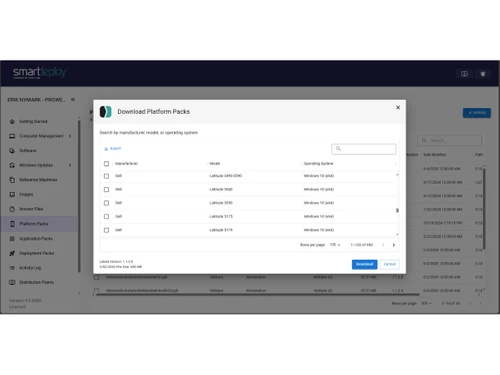 SmartDeploy-platform packs