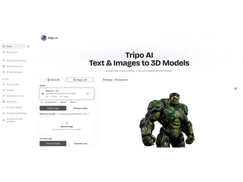 Tripo AI text