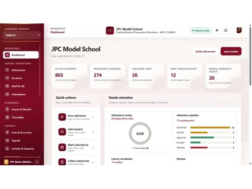 Jpraxc School ERP