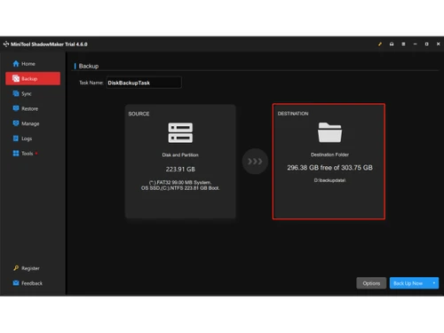 MiniTool ShadowMaker-backup