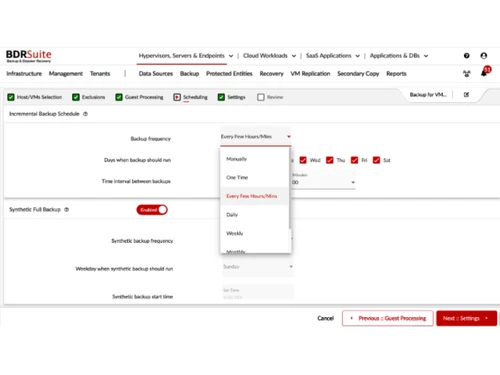 BDRShield-scheduling
