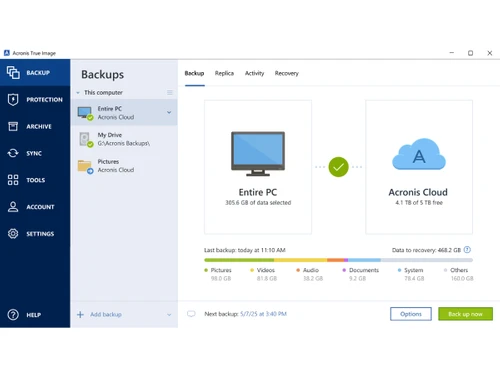 Acronis True Image-backup