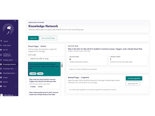 Lumenario dashboard