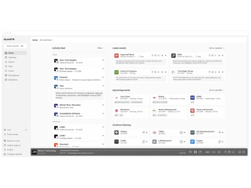 Quartr-dashboard