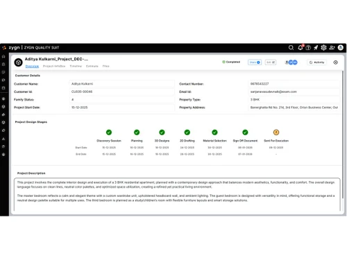 Zygn dashboard