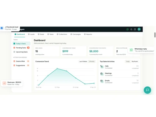 Salesgem dashboard