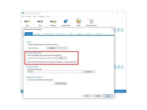 nanosystem uranium backup-encryption
