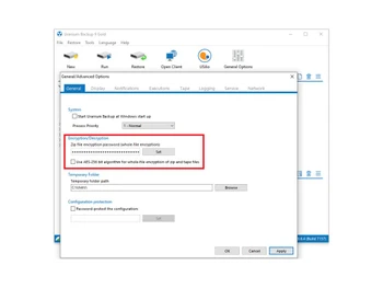 nanosystem uranium backup-encryption