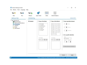 nanosystem uranium backup-scheduling
