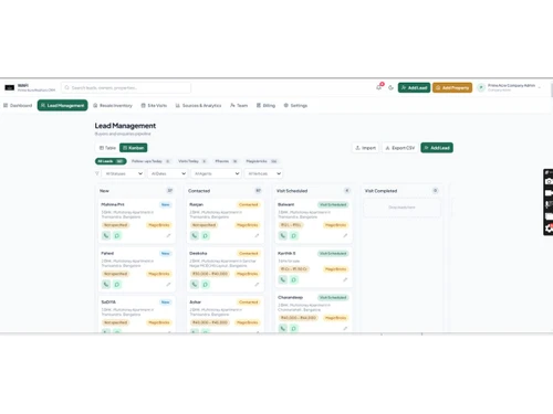 Wafi Real Estate CRM leads