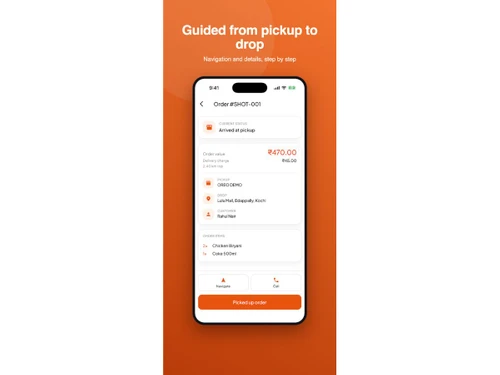 Menuthere pickup to drop