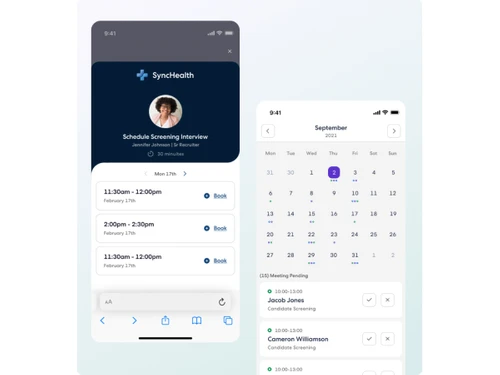 Sense-interview scheduling