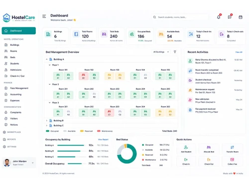 HostelCare bed management