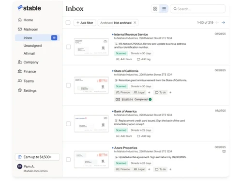 Stable-inbox