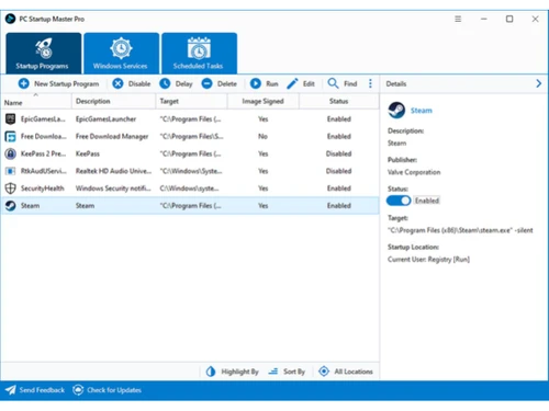 PC Startup Master-steam