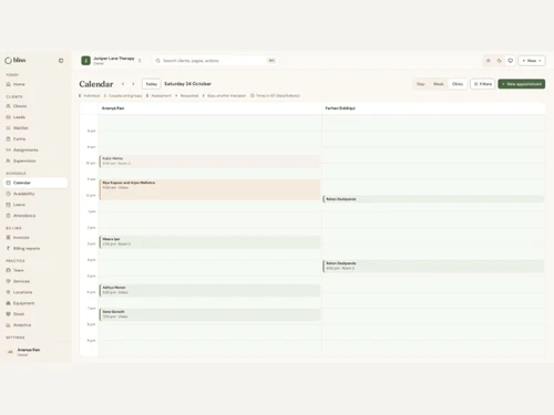 Bliss dashboard