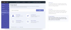 Trackoff private search