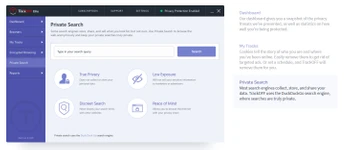 Trackoff private search