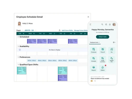 UKG Ready employee schedule