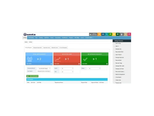 exenta hrms employee