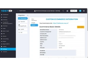 vasyerp ecommerce integration