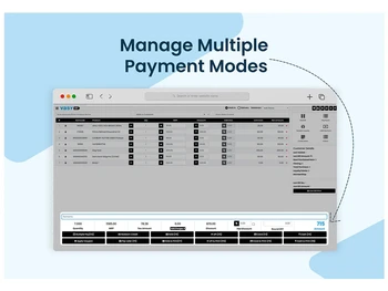 vasyerp manage multiple payment mode