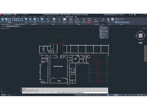 AutoCAD Raster Design-vectorisation